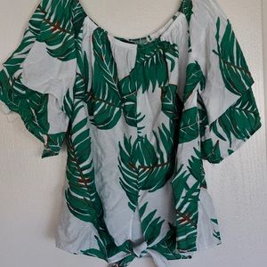 Off the shoulder blouse!